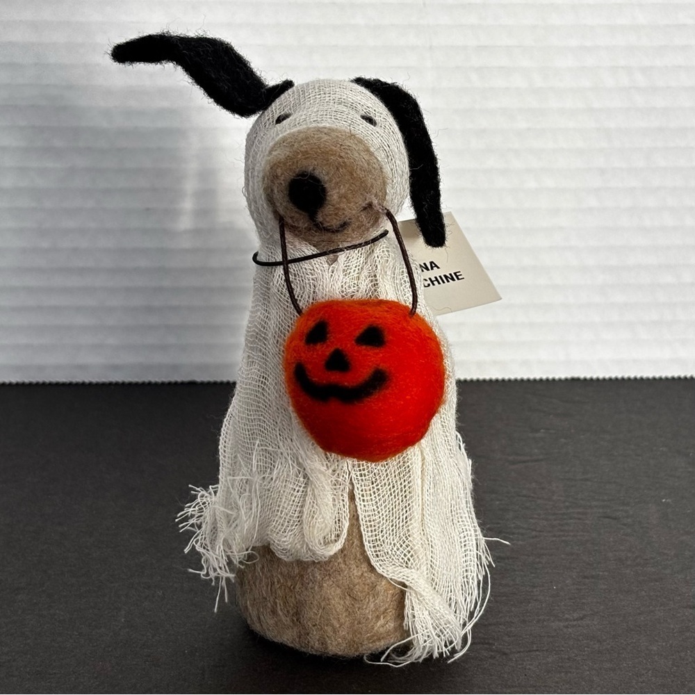 Anthropologie Spooky Ghost Trick-or-Treat Puppy New - Picture 2 of 9